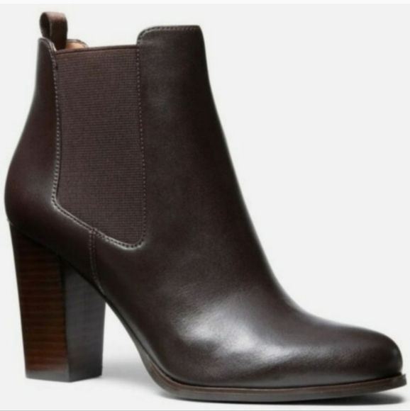 Michael Kors Shoes - Michael Kors Lottie Booties Chocolate 10